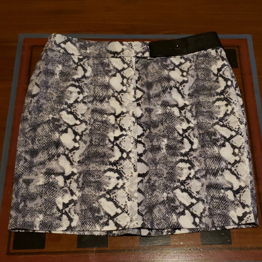 NYCC Snake Print Mini Skirt sz14